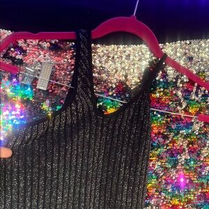 Black Glitter jumpsuit